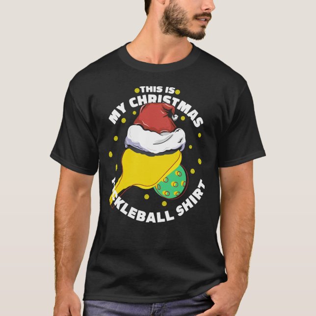 DAS IST MEIN CHRISTMAS PICKLEBALL SHIRT (Vorderseite)