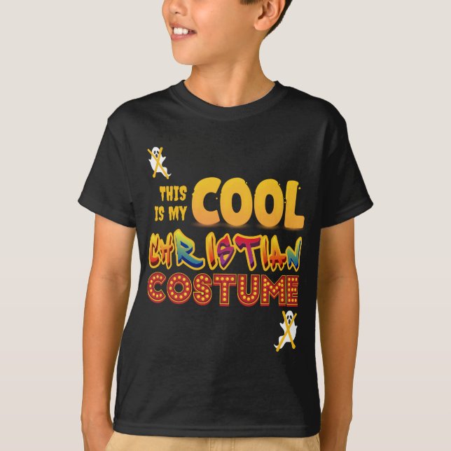 Das ist mein Cool Christliches Kostüm T-Shirt (Vorderseite)