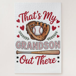 Das ist mein Enkel dort Baseball-Oma