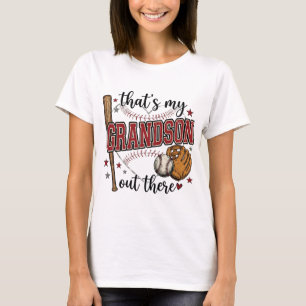 Das ist mein Enkel dort Baseball-Oma T-Shirt