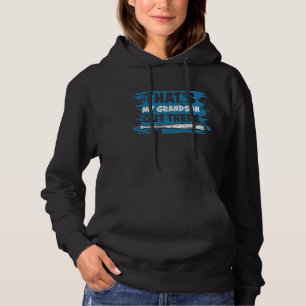 Das ist mein Enkel dort draußen Baseball-Design Hoodie