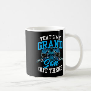 Das ist mein Enkel dort draußen Eishockey Athlet S Kaffeetasse