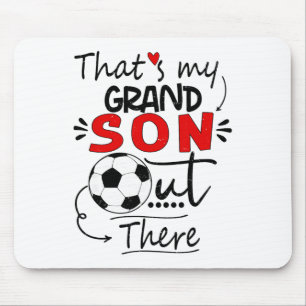 Das ist mein Enkel dort Fußball für Oma Mousepad
