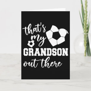 Das ist mein Enkel dort Fußball-Oma Mutter Karte