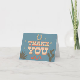 Das ist mein erstes Rodeo Dankeschön Card - klein Dankeskarte