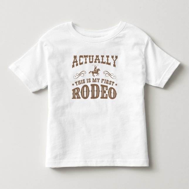 Das ist mein erstes Rodeo Kleinkind T-shirt (Vorderseite)
