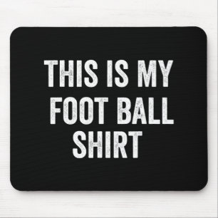 Das ist mein Fußball Spaß Fußball für Fans Mousepad