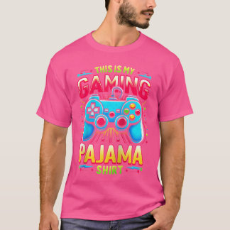 Das ist mein Gaming-Pyjama-Gamepad-Videospiel-Game T-Shirt