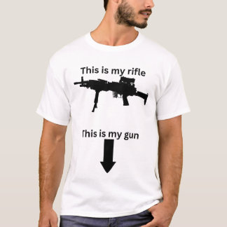 Das ist mein Gewehr zum Shirt