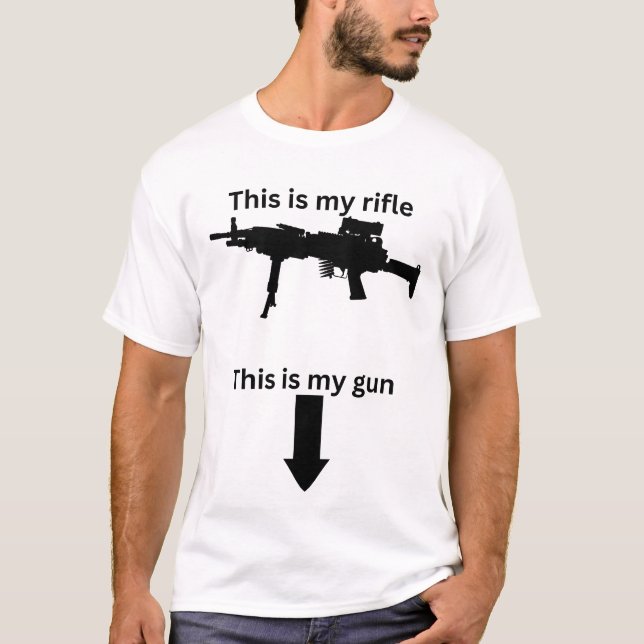 Das ist mein Gewehr zum Shirt (Vorderseite)
