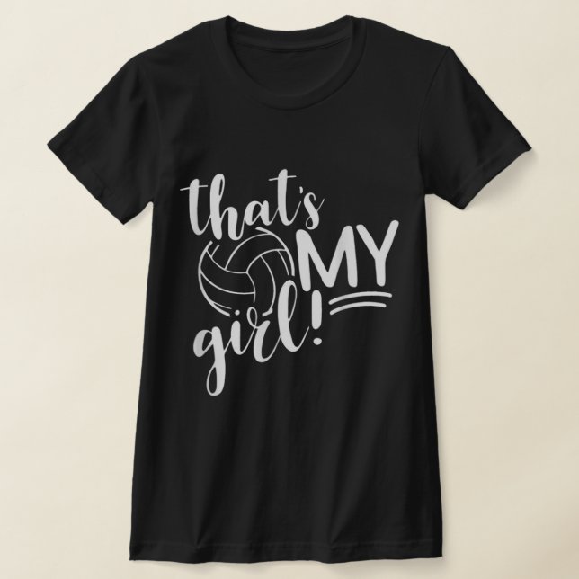 Das ist mein Girl Proud Volleyball Mama Volleyball T-Shirt (Ablage )