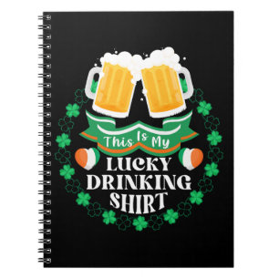Das ist mein Glück beim Biertrinken am St. Patrick Notizblock