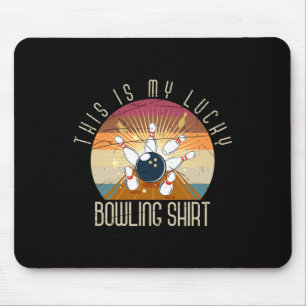 Das ist mein Glück Bowling Shirt Bowler Geschenk R Mousepad