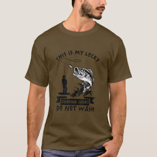 das ist mein Glück fischen Shirt nicht waschen Fun