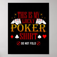 Das ist mein Glück Poker Shirt Poker Casino
