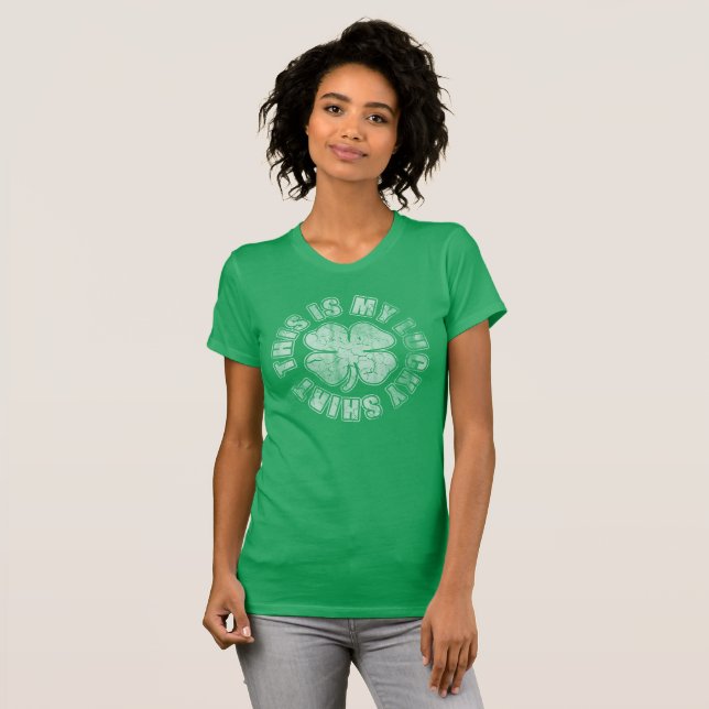Das ist mein glücklicher Shirt St Patricks Day (Vorne ganz)