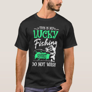 Das ist mein glückliches Fischen nicht waschen T-Shirt