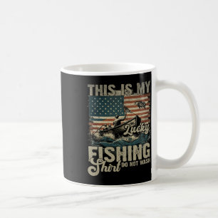 Das ist mein glückliches Fischen Shirt nicht Wash  Kaffeetasse