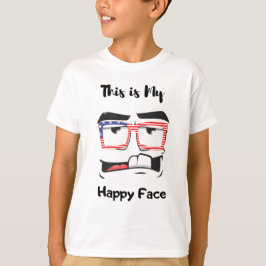 Das ist mein glückliches Gesicht-lustiges Hemd für T-Shirt