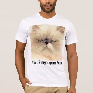 Das ist mein glückliches Gesicht, mürrische Cat-T  T-Shirt