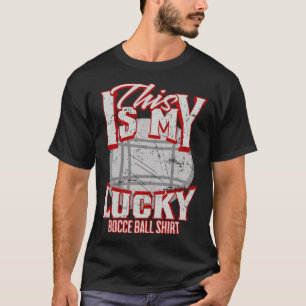 Das ist mein Glücksbringer Bocce Ball Bocce Ball T-Shirt
