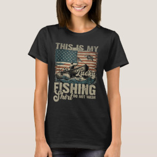 Das ist mein Glücksfischer-Shirt, wasche nicht Ang T-Shirt