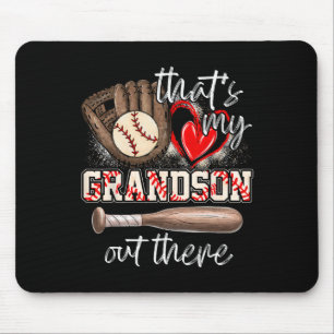 Das ist mein Großvater da draußen Baseball Großmut Mousepad