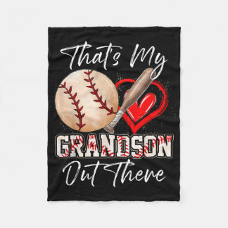 Das ist mein Großvater da draußen Funny Baseball G Fleecedecke