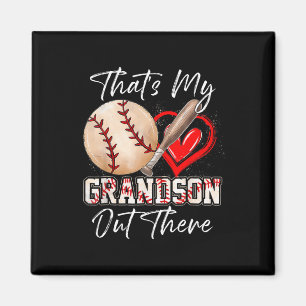 Das ist mein Großvater da draußen Funny Baseball G Magnet