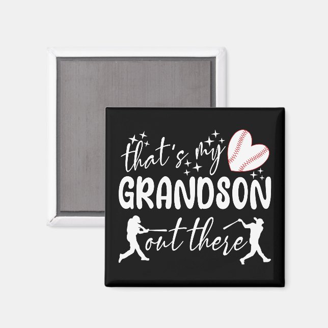 Das ist mein Großvater da draußen Funny Oma Magnet (Vorderseite/Rückseite)