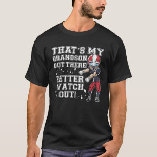 Das ist mein Großvater da draußen, Red Football Om T-Shirt