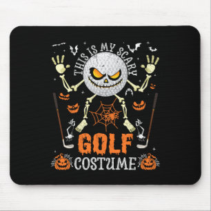 Das ist mein gruseliger Golf-Kostüm Halloween-Skel Mousepad