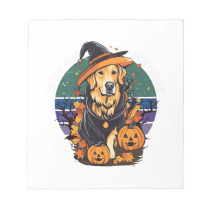 Das ist mein gruseliger Hunde-Vater-Kostüm Hallowe Notizblock