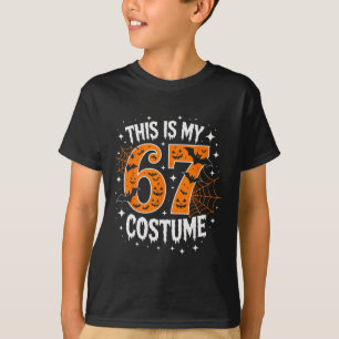 Das ist mein Halloween 67 Kostüm Nummer 6 7 Meme T-Shirt