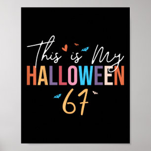 Das ist mein Halloween 67 Lustiges Six Seven Meme Poster