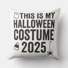 Das ist mein Halloween-Kostüm 2025 Kissen