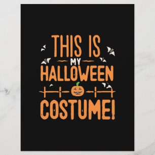 Das ist mein Halloween-Kostüm Flyer