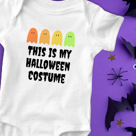 Das ist mein Halloween-Kostüm Funny-Geister Baby Strampler