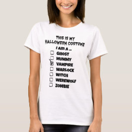 Das ist mein Halloween-Kostüm - Karo Mark Vampire T-Shirt