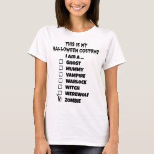 Das ist mein Halloween-Kostüm - Karo Mark Zombie T-Shirt