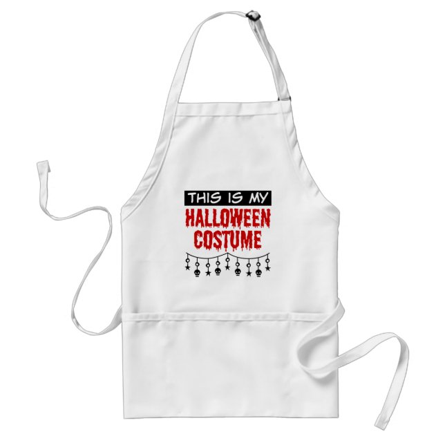 Das ist mein Halloween-Kostümskulls-Sterne Schürze (Vorne)