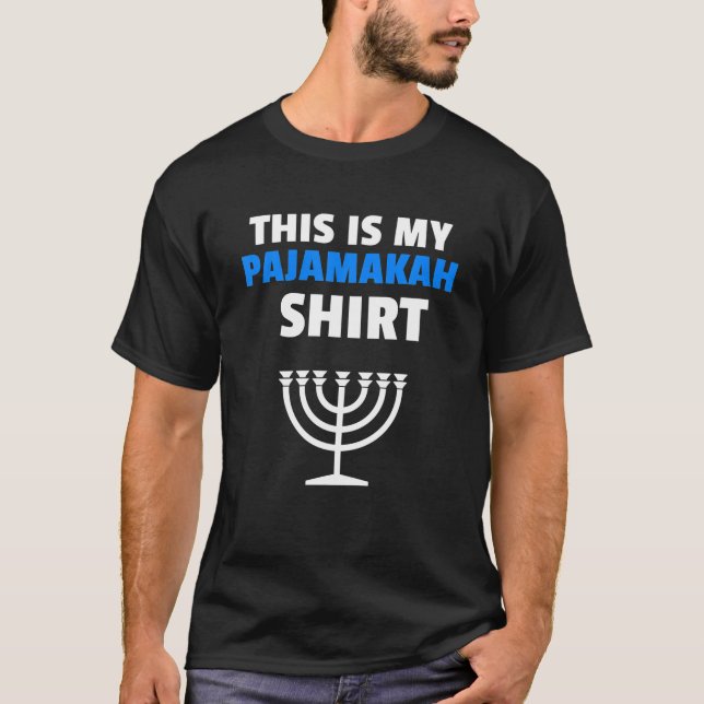 Das ist mein Hanukkah Pajamakah Funny Juden T-Shirt (Vorderseite)