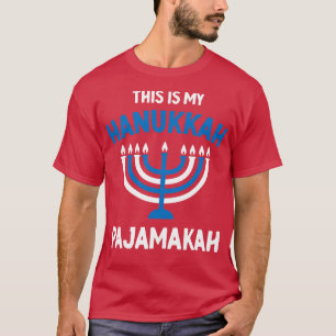 Das ist mein Hanukkah Pajamakah jüdischer Weihnach T-Shirt