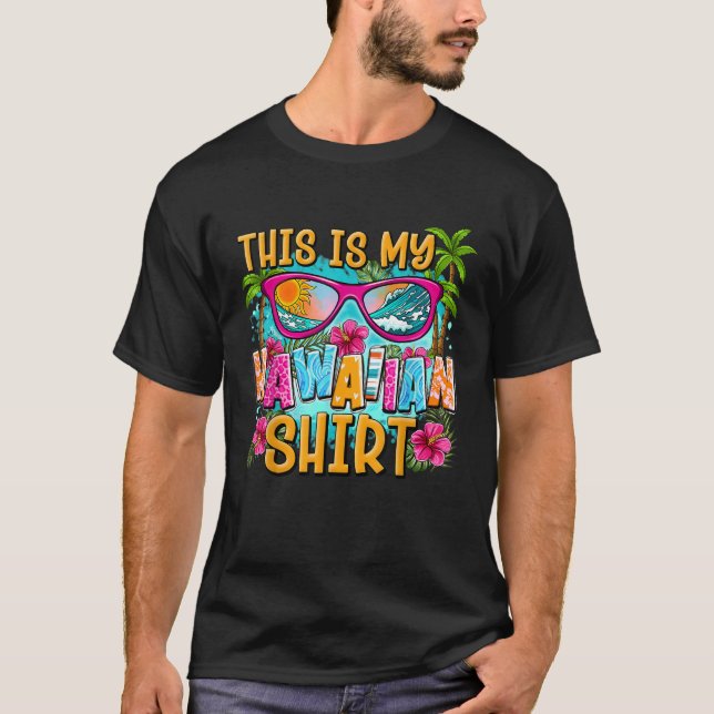 Das ist mein hawaiianisches Shirt Tropical Luau Co (Vorderseite)