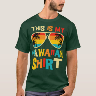 Das ist mein hawaiianisches tropisches Luau-Kostüm T-Shirt