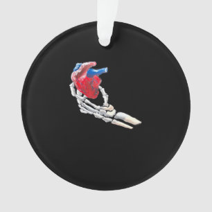 Das ist mein Herz - Skeletton Herz Hände Ornament