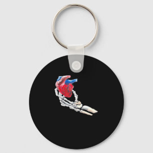 Das ist mein Herz - Skeletton Herz Hände Schlüsselanhänger