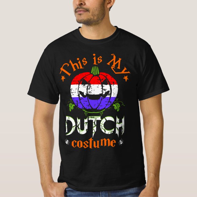 Das ist mein holländisches Kostüm Halloween T-Shirt (Vorderseite)