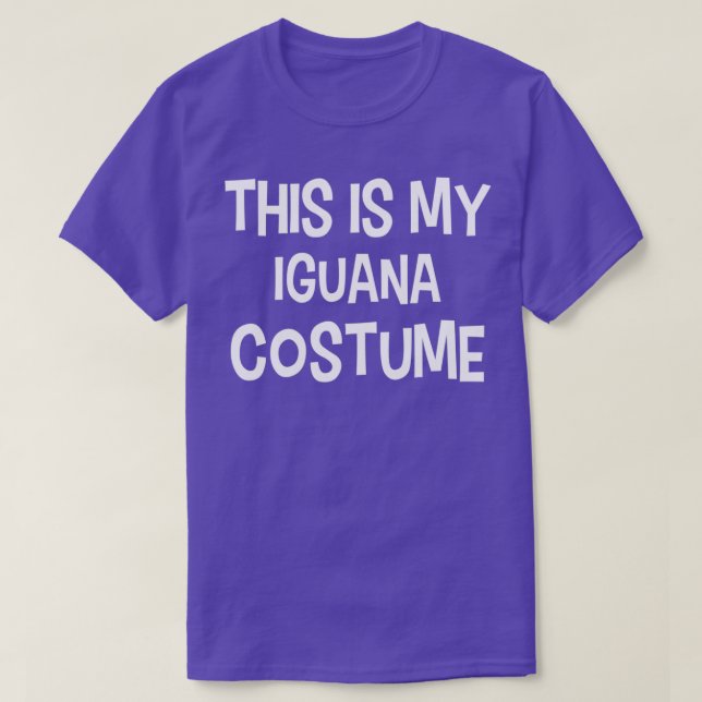 Das ist mein IGUANA-Kostüm Halloween-einfaches Kos T-Shirt (Design vorne)