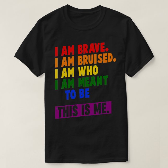 Das ist mein inspirierender LGBT-Stolz T-Shirt (Design vorne)